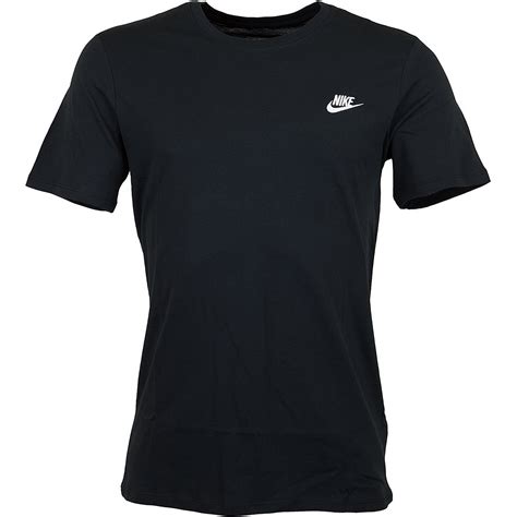 nike schwarzes t shirt zentrales emblem|Schwarz Oberteile & T.